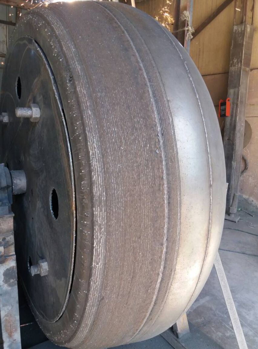 Hardfacing-of-Coal-Mill-Tyre