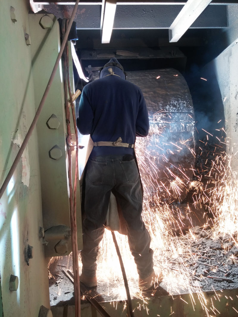 In-Situ-Roller-Press-Gouging